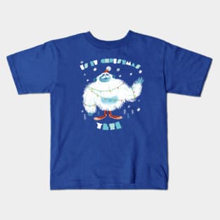 Is it christmas yeti. Kids T-Shirt